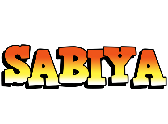 Sabiya sunset logo