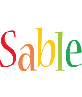 Sable birthday logo