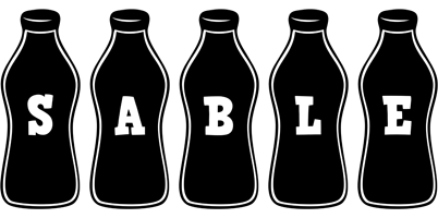 Sable bottle logo