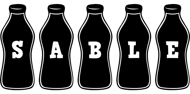 Sable bottle logo