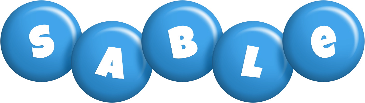 Sable candy-blue logo