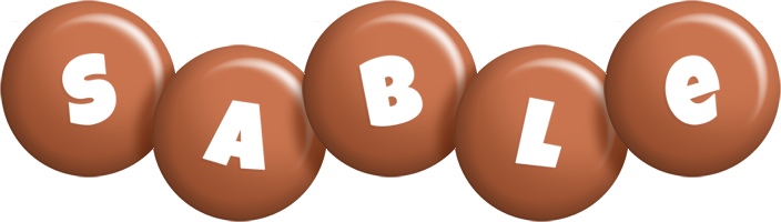 Sable candy-brown logo