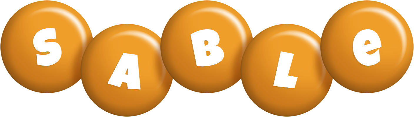 Sable candy-orange logo