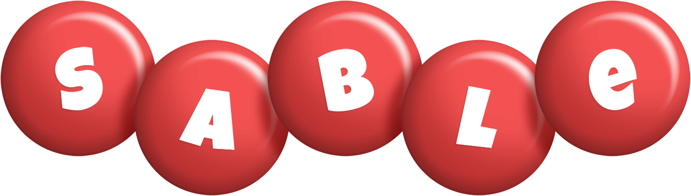 Sable candy-red logo