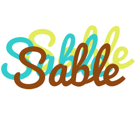 Sable cupcake logo