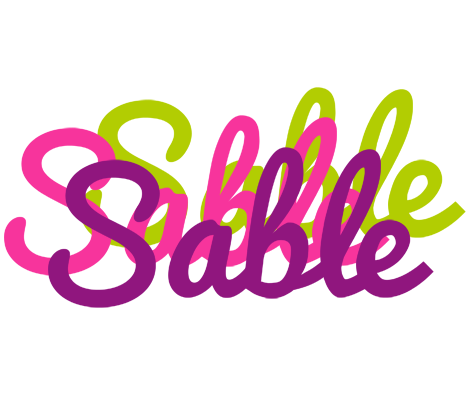 Sable flowers logo