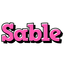 Sable girlish logo