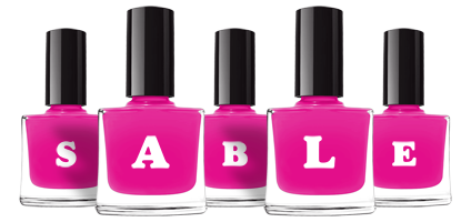 Sable nails logo