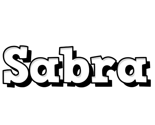 Sabra snowing logo