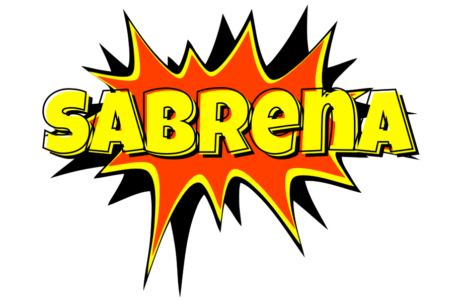 Sabrena bazinga logo