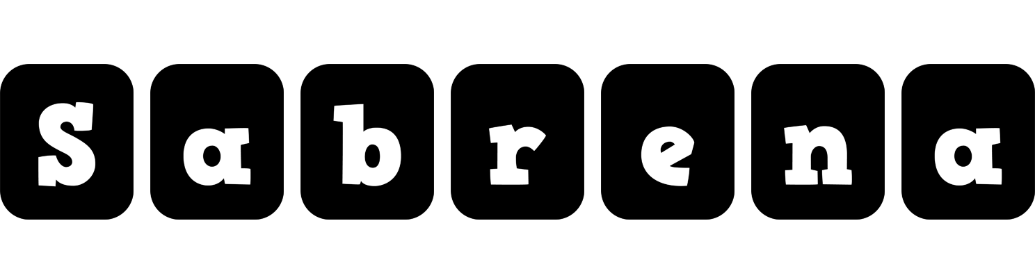Sabrena box logo