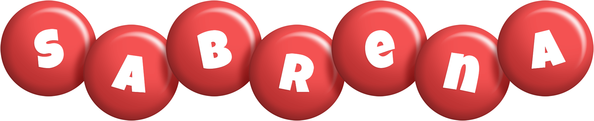 Sabrena candy-red logo