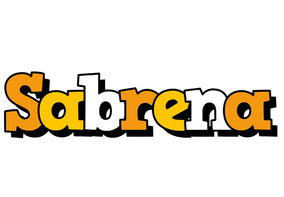 Sabrena cartoon logo