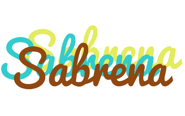 Sabrena cupcake logo