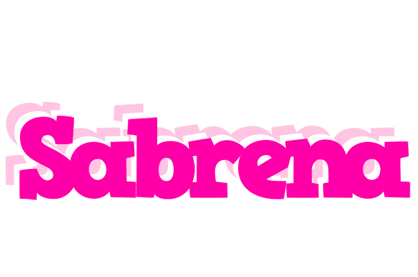 Sabrena dancing logo