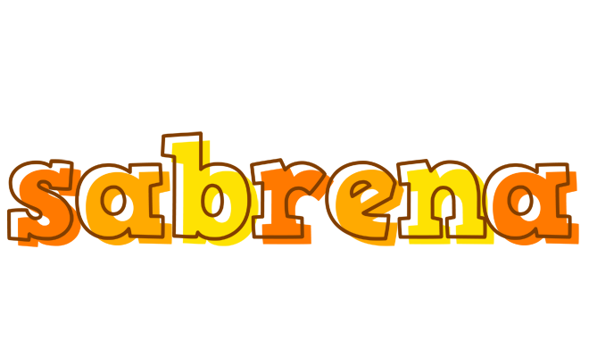 Sabrena desert logo