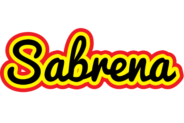 Sabrena flaming logo