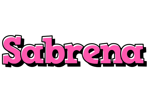 Sabrena girlish logo