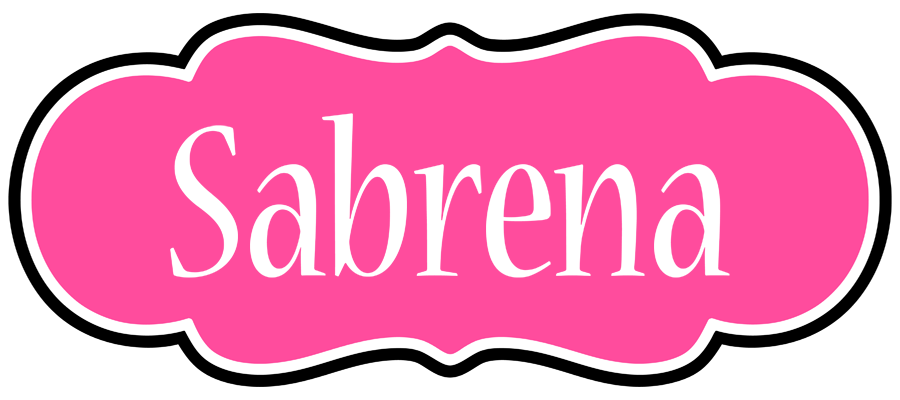 Sabrena invitation logo