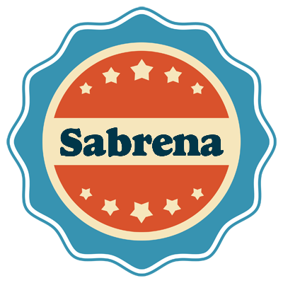 Sabrena labels logo