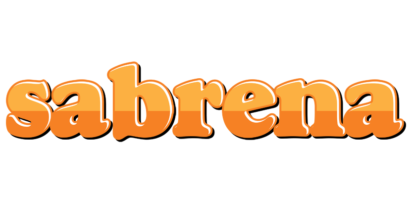 Sabrena orange logo