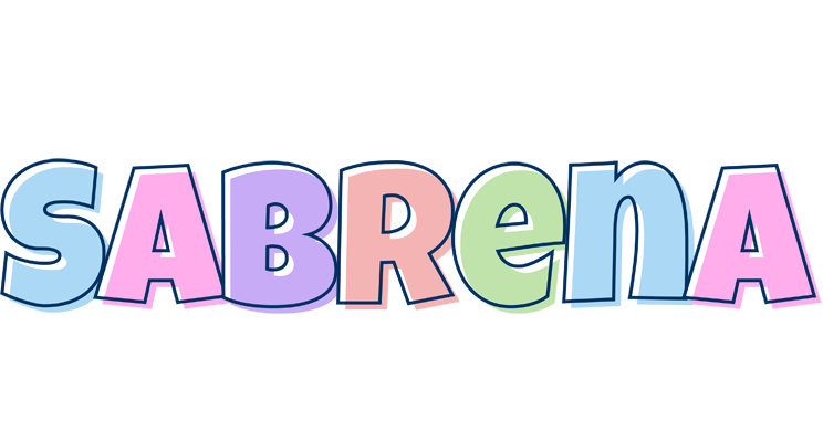 Sabrena pastel logo