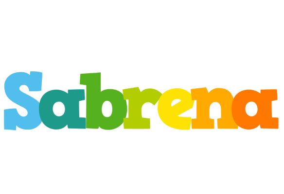 Sabrena rainbows logo