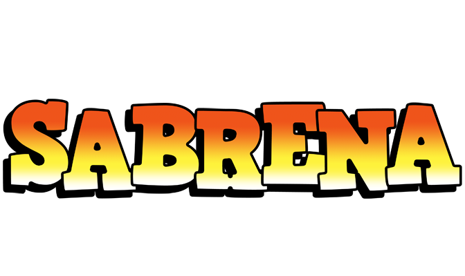 Sabrena sunset logo