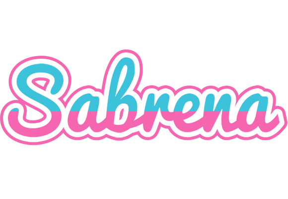 Sabrena woman logo