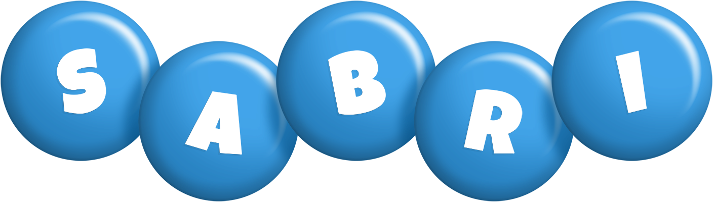 Sabri candy-blue logo
