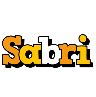 Sabri cartoon logo