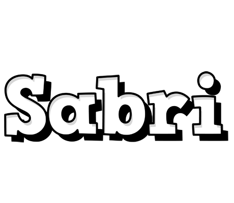 Sabri snowing logo