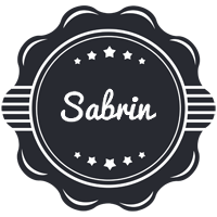 Sabrin badge logo