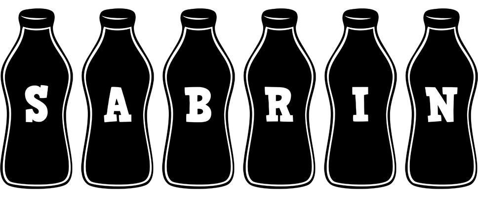 Sabrin bottle logo