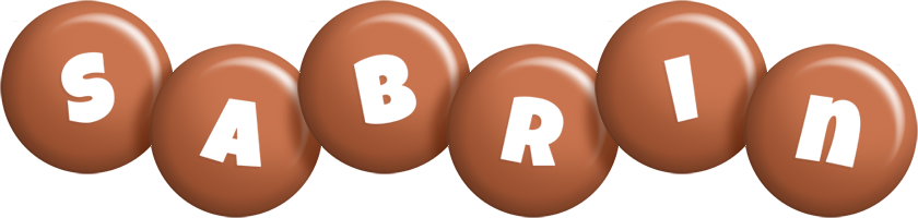 Sabrin candy-brown logo