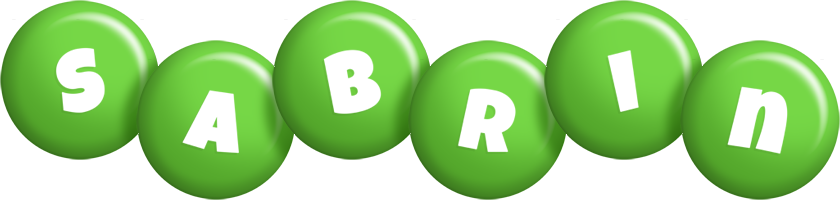 Sabrin candy-green logo