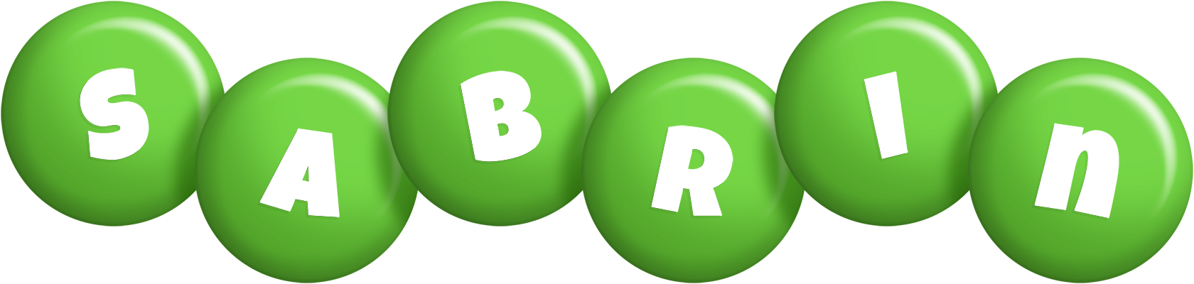 Sabrin candy-green logo