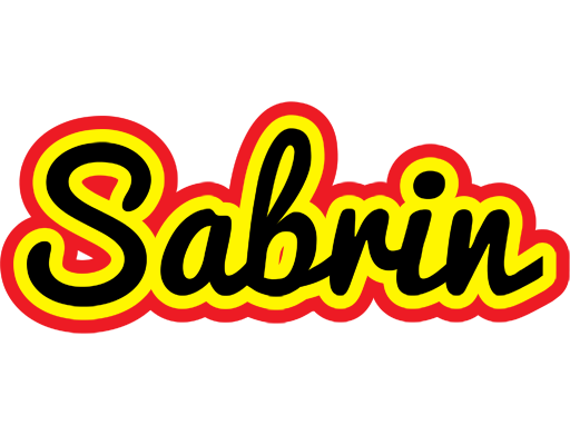 Sabrin flaming logo