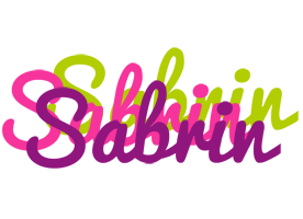 Sabrin flowers logo