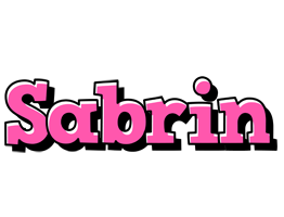 Sabrin girlish logo