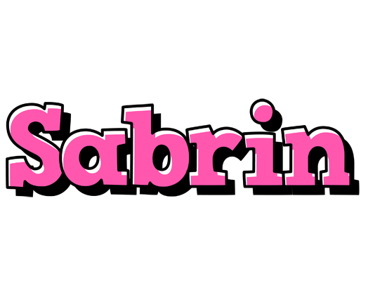 Sabrin girlish logo