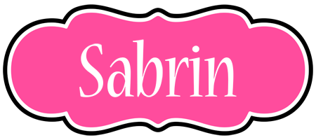 Sabrin invitation logo