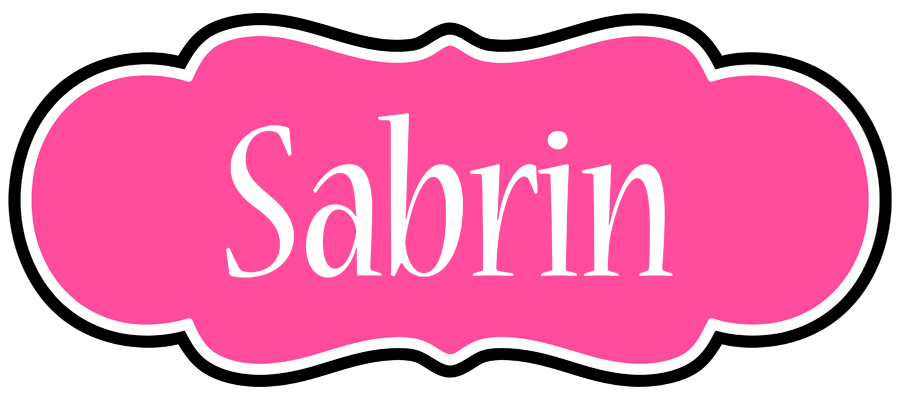 Sabrin invitation logo