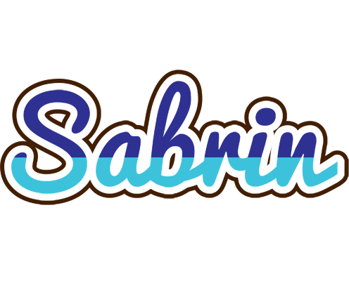 Sabrin raining logo