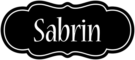 Sabrin welcome logo