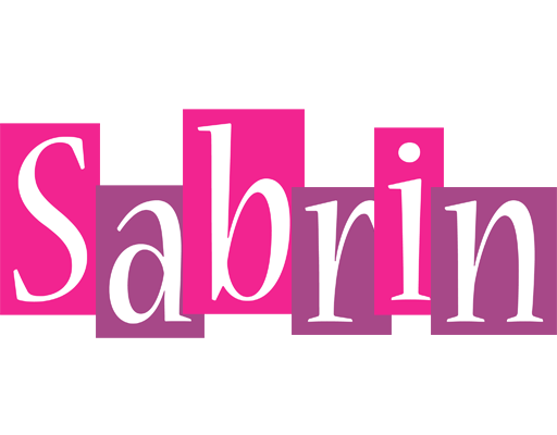 Sabrin whine logo