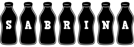 Sabrina bottle logo