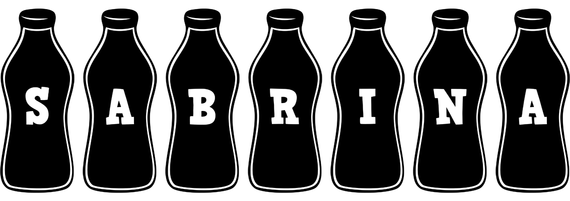 Sabrina bottle logo