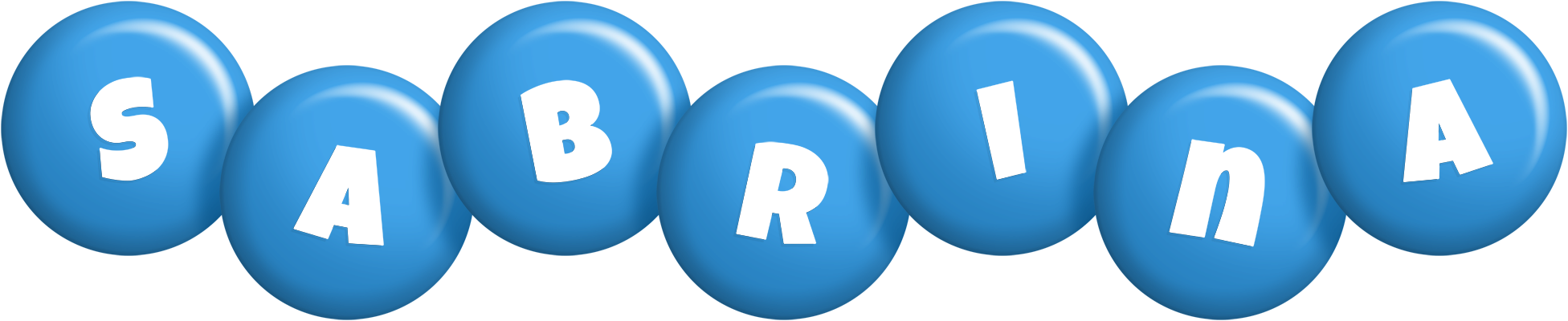 Sabrina candy-blue logo