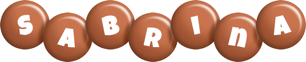 Sabrina candy-brown logo